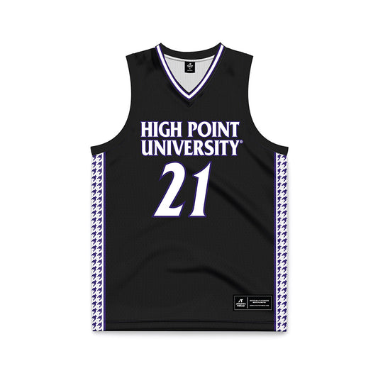 High Point - NCAA Women's Basketball : Sky Donaie - Black Basketball Jersey-0