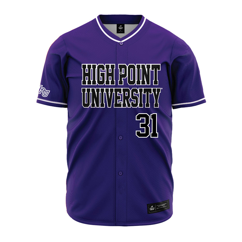 High Point - NCAA Baseball : Dalton Hitt - Purple Jersey-0