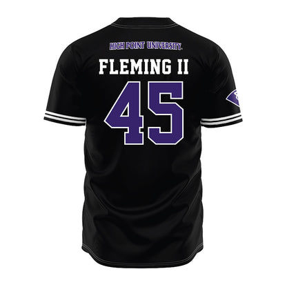 High Point - NCAA Baseball : Dubs Fleming II - Black Jersey-1