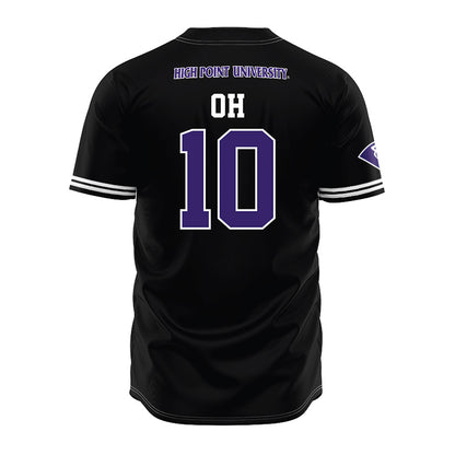 High Point - NCAA Baseball : Seojun Oh - Black Jersey-1