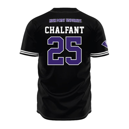 High Point - NCAA Baseball : Cam Chalfant - Black Jersey-1