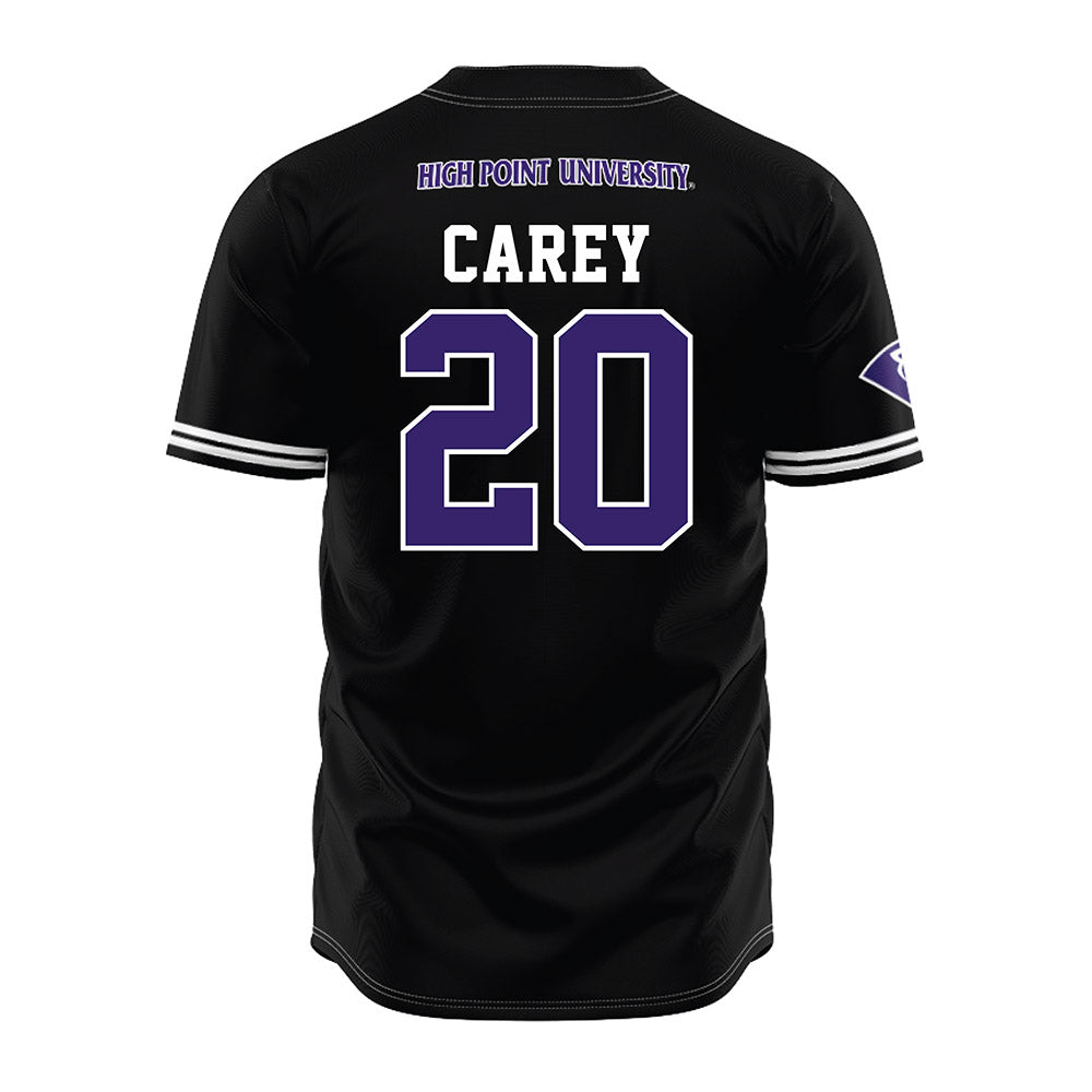 High Point - NCAA Baseball : Jack Carey - Black Jersey-1