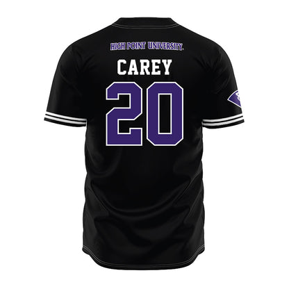 High Point - NCAA Baseball : Jack Carey - Black Jersey-1