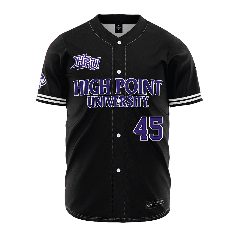 High Point - NCAA Baseball : Dubs Fleming II - Black Jersey-0
