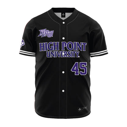 High Point - NCAA Baseball : Dubs Fleming II - Black Jersey-0