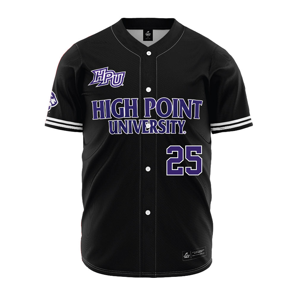 High Point - NCAA Baseball : Cam Chalfant - Black Jersey-0
