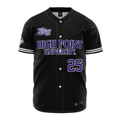 High Point - NCAA Baseball : Cam Chalfant - Black Jersey-0
