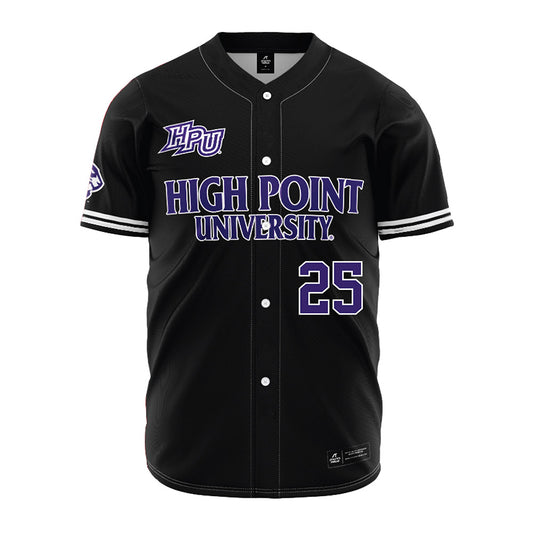 High Point - NCAA Baseball : Cam Chalfant - Black Jersey-0