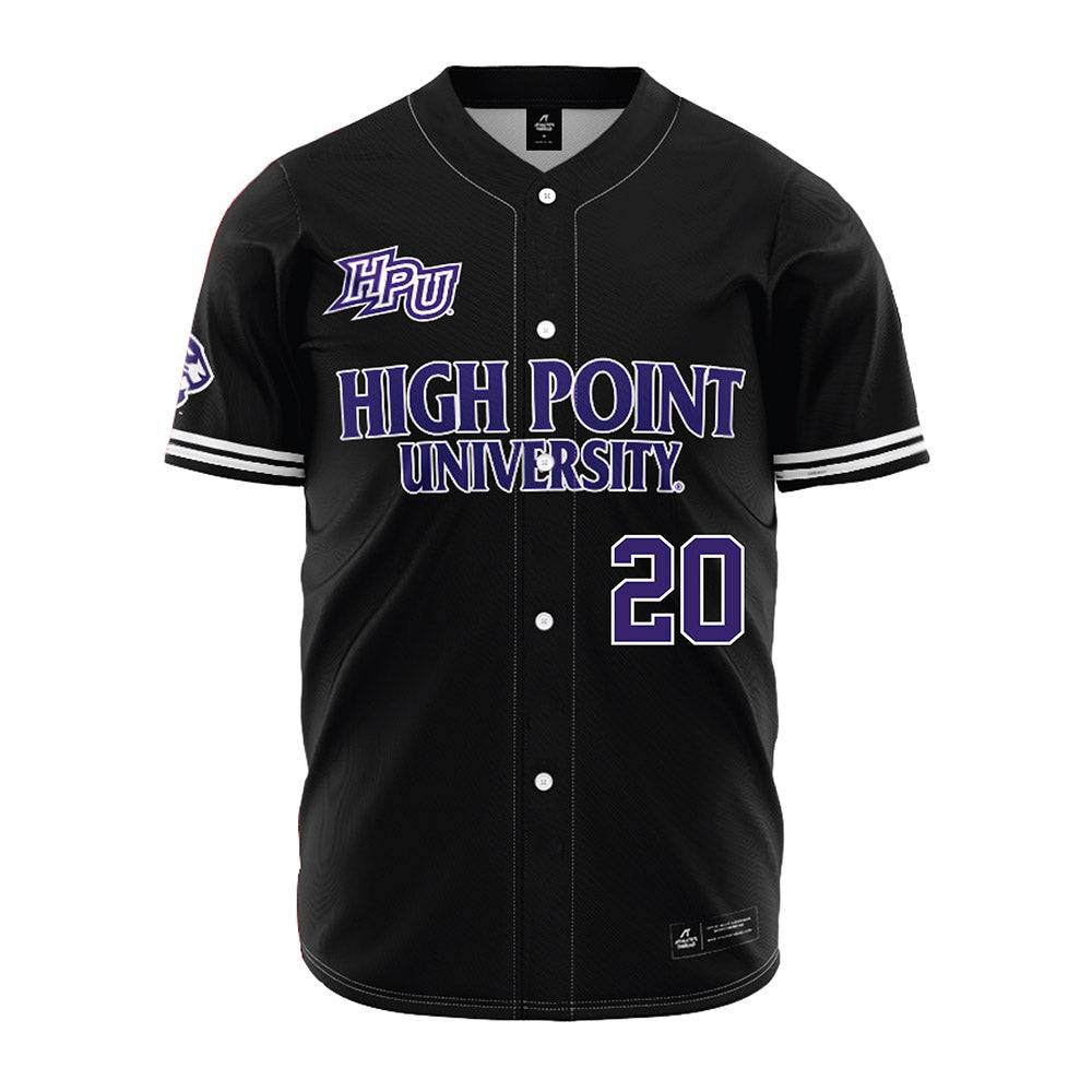 High Point - NCAA Baseball : Jack Carey - Black Jersey-0