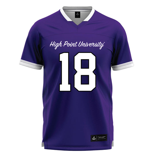 High Point - NCAA Men's Lacrosse : Anthony Grassi - Purple Lacrosse Jersey -0