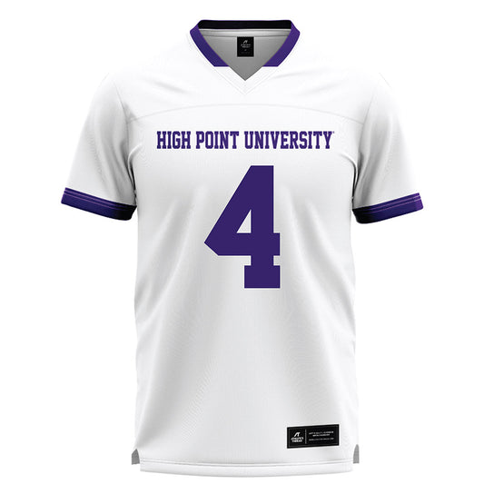 High Point - NCAA Men's Lacrosse : James Westbrooks - White Lacrosse Jersey -0