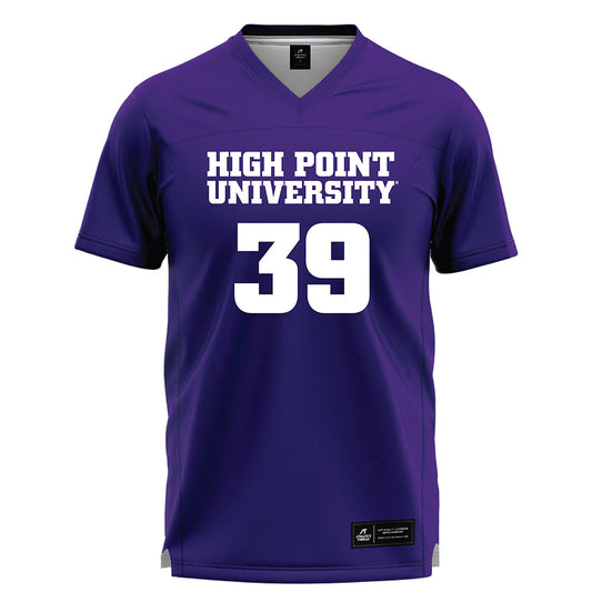 High Point - NCAA Women's Lacrosse : Addison Mcevers - Purple Lacrosse Jersey -0