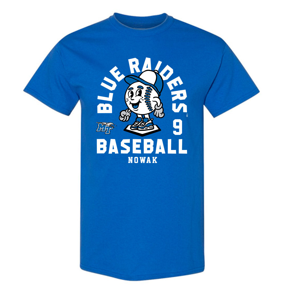 MTSU - NCAA Baseball : Owen Nowak - Fashion Shersey T-Shirt-0