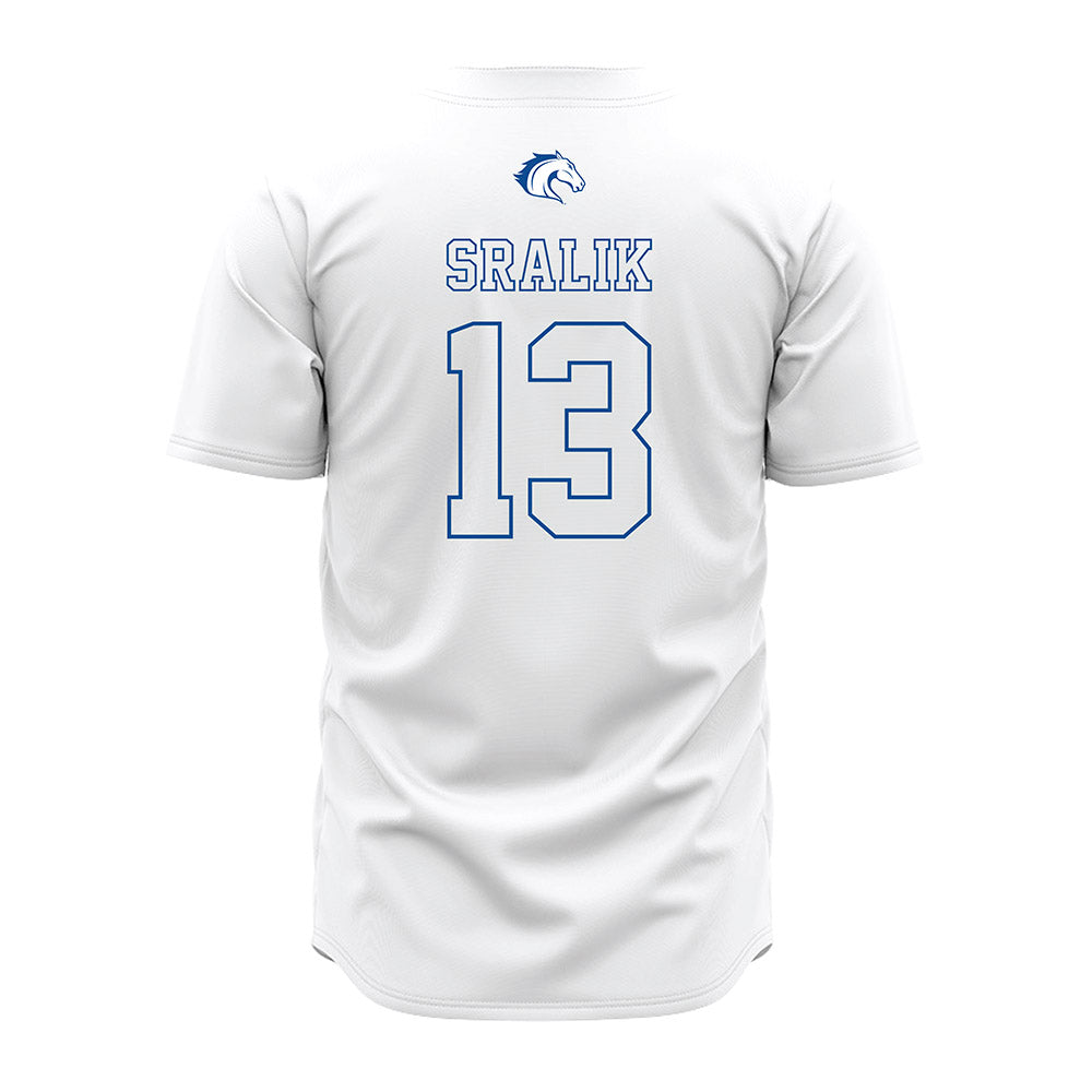 Texas Arlington - NCAA Softball : Hailey Lynn Sralik - White Jersey-1