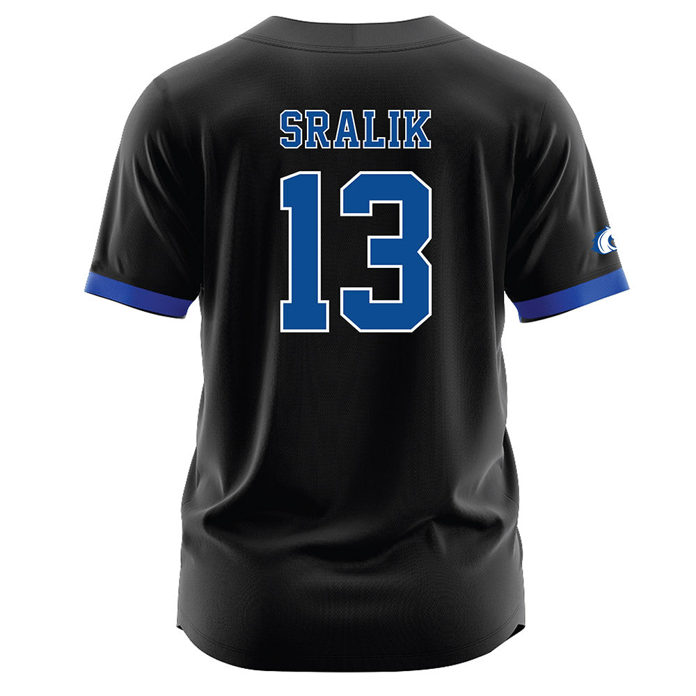 Texas Arlington - NCAA Softball : Hailey Lynn Sralik - Black Jersey-1