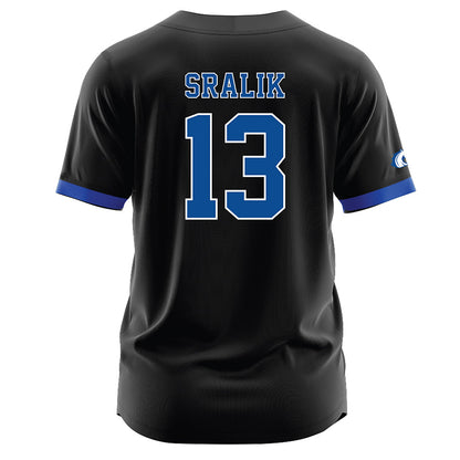 Texas Arlington - NCAA Softball : Hailey Lynn Sralik - Black Jersey-1