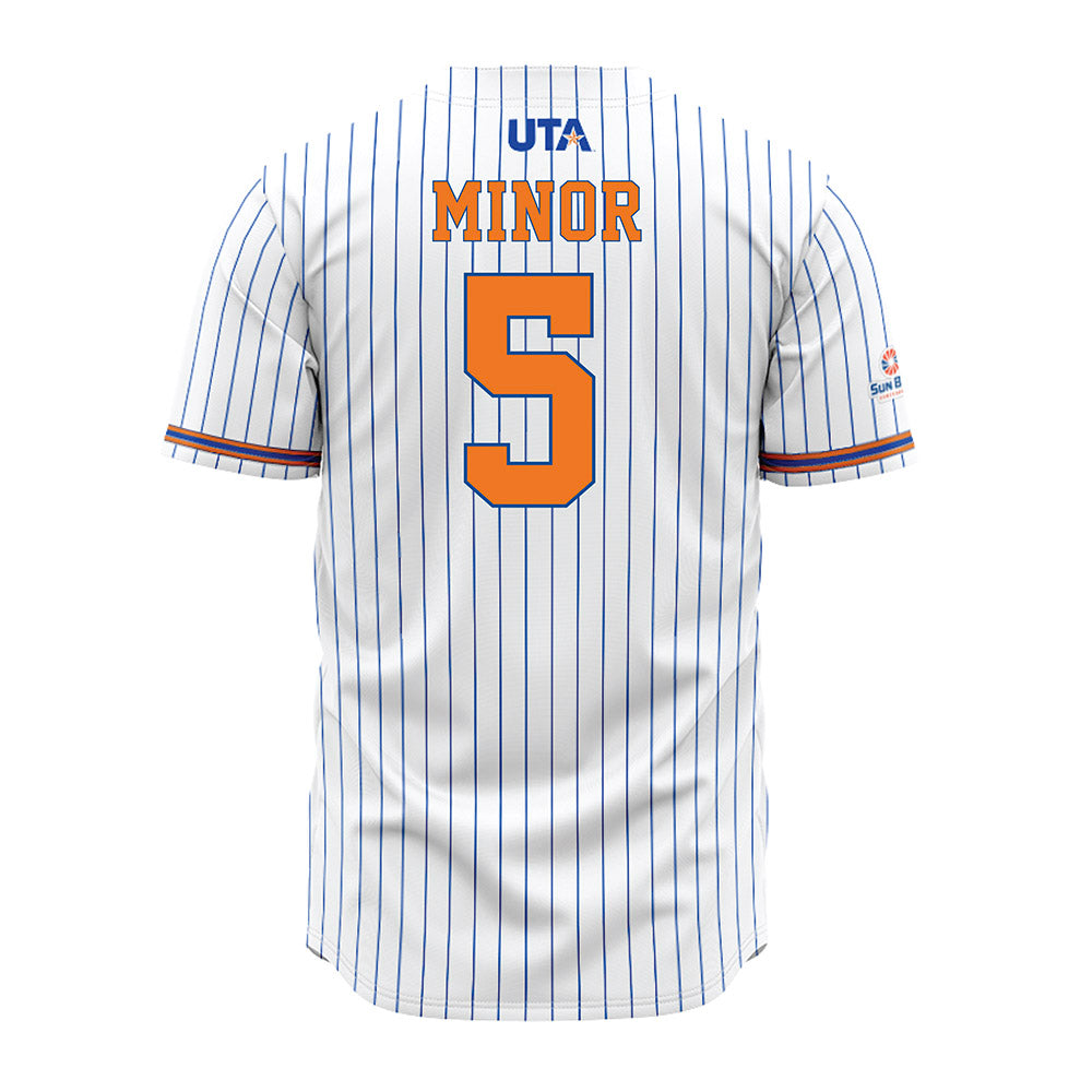 Texas Arlington - NCAA Softball : Taylor Minor - Pinstripe Jersey-1