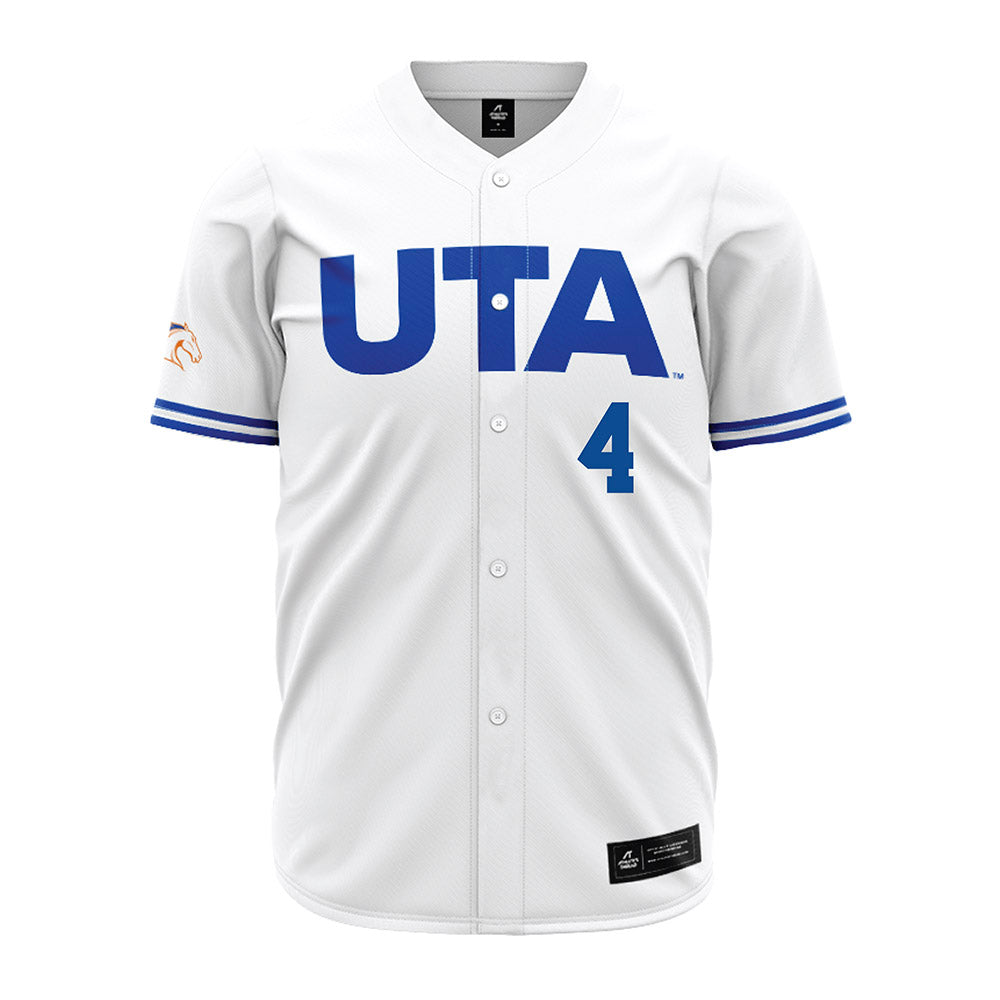 Texas Arlington - NCAA Baseball : Javier Cuevas - White Jersey-0