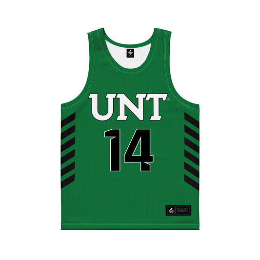 North Texas - NCAA Women's Basketball : Allison Rickman - Green Basketball Jersey-0