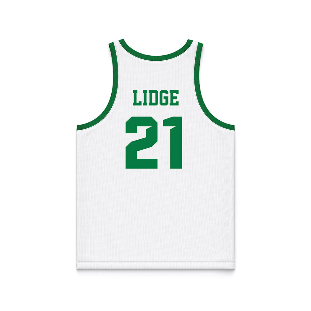 North Texas - NCAA Women's Basketball : Tionna Lidge - White Basketball Jersey-1