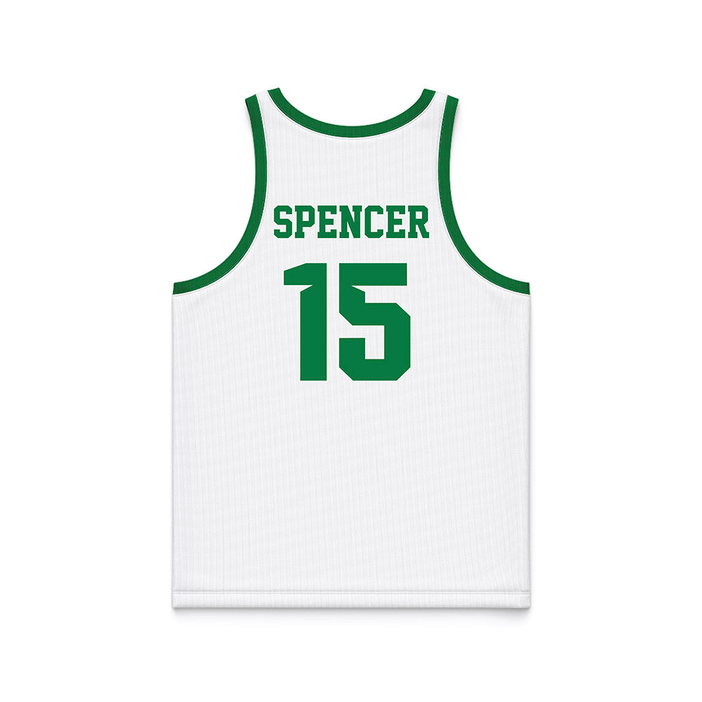 North Texas - NCAA Women's Basketball : Cherie Spencer - White Basketball Jersey-1