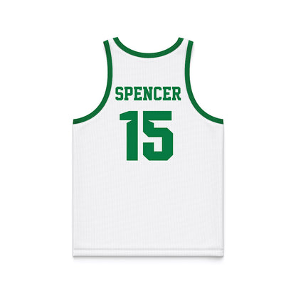 North Texas - NCAA Women's Basketball : Cherie Spencer - White Basketball Jersey-1