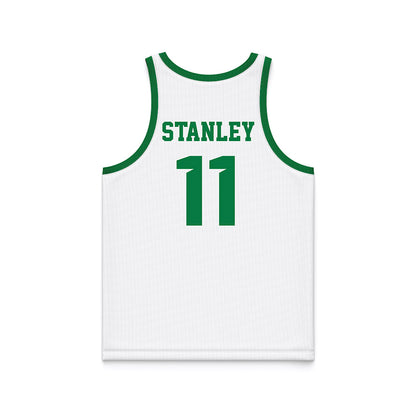 North Texas - NCAA Women's Basketball : Laynee Stanley - White Basketball Jersey-1