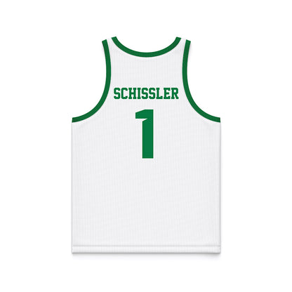 North Texas - NCAA Women's Basketball : Andi Schissler - White Basketball Jersey-1