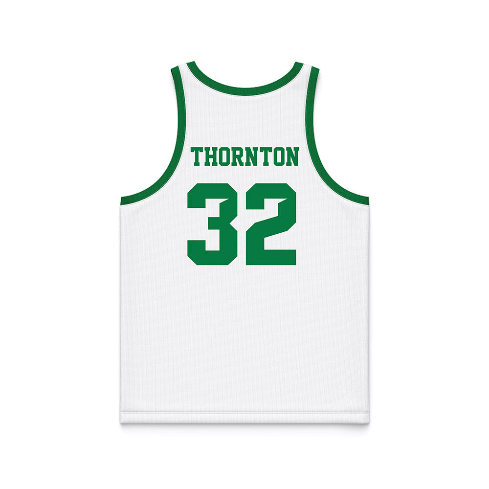 North Texas - NCAA Women's Basketball : Shelby Thornton - White Basketball Jersey-1