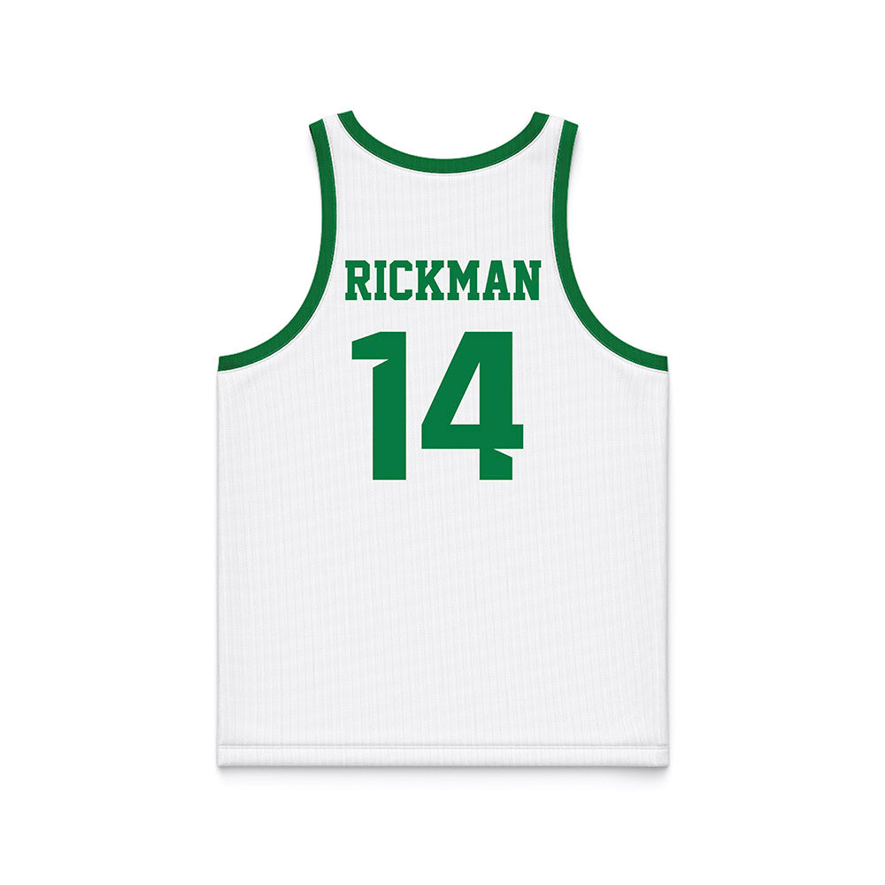 North Texas - NCAA Women's Basketball : Allison Rickman - White Basketball Jersey-1