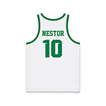 North Texas - NCAA Women's Basketball : Megan Nestor - White Basketball Jersey-1