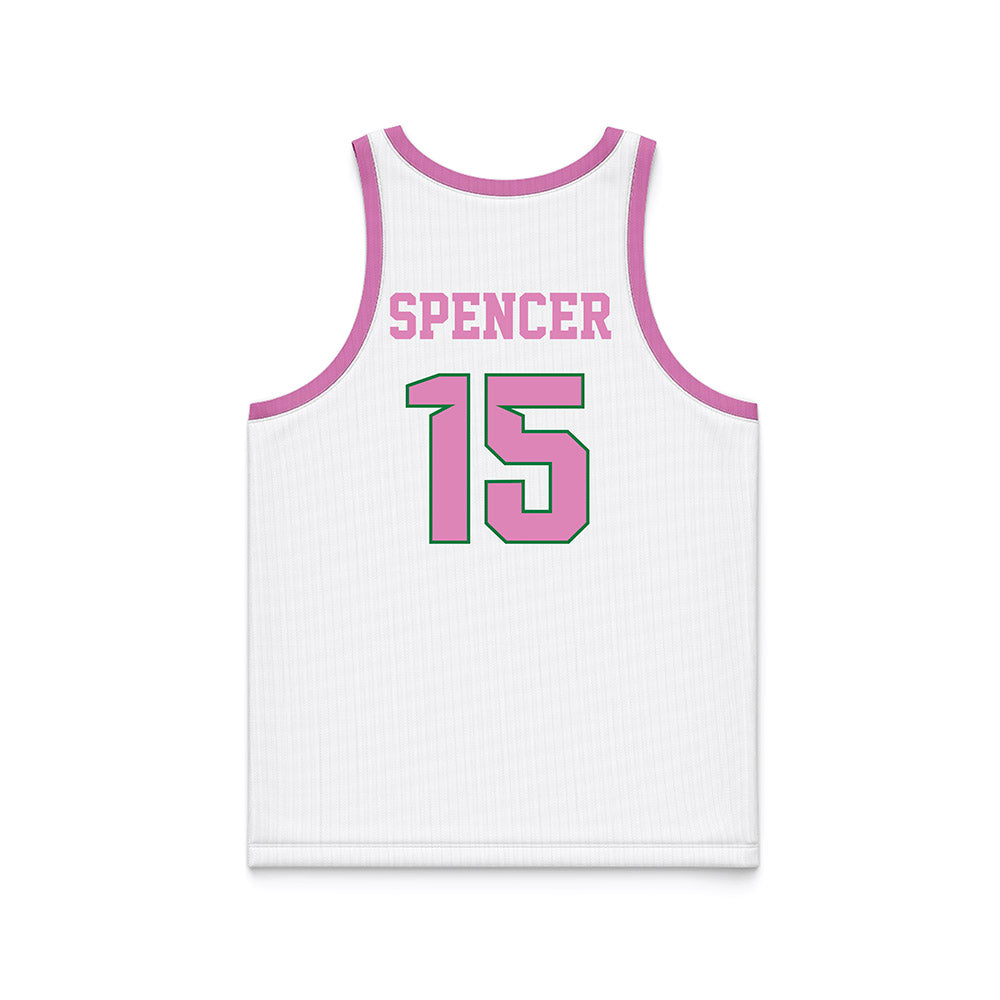 North Texas - NCAA Women's Basketball : Cherie Spencer - Pink Basketball Jersey-1