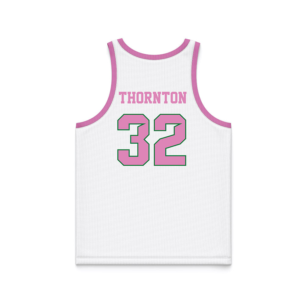North Texas - NCAA Women's Basketball : Shelby Thornton - Pink Basketball Jersey-1