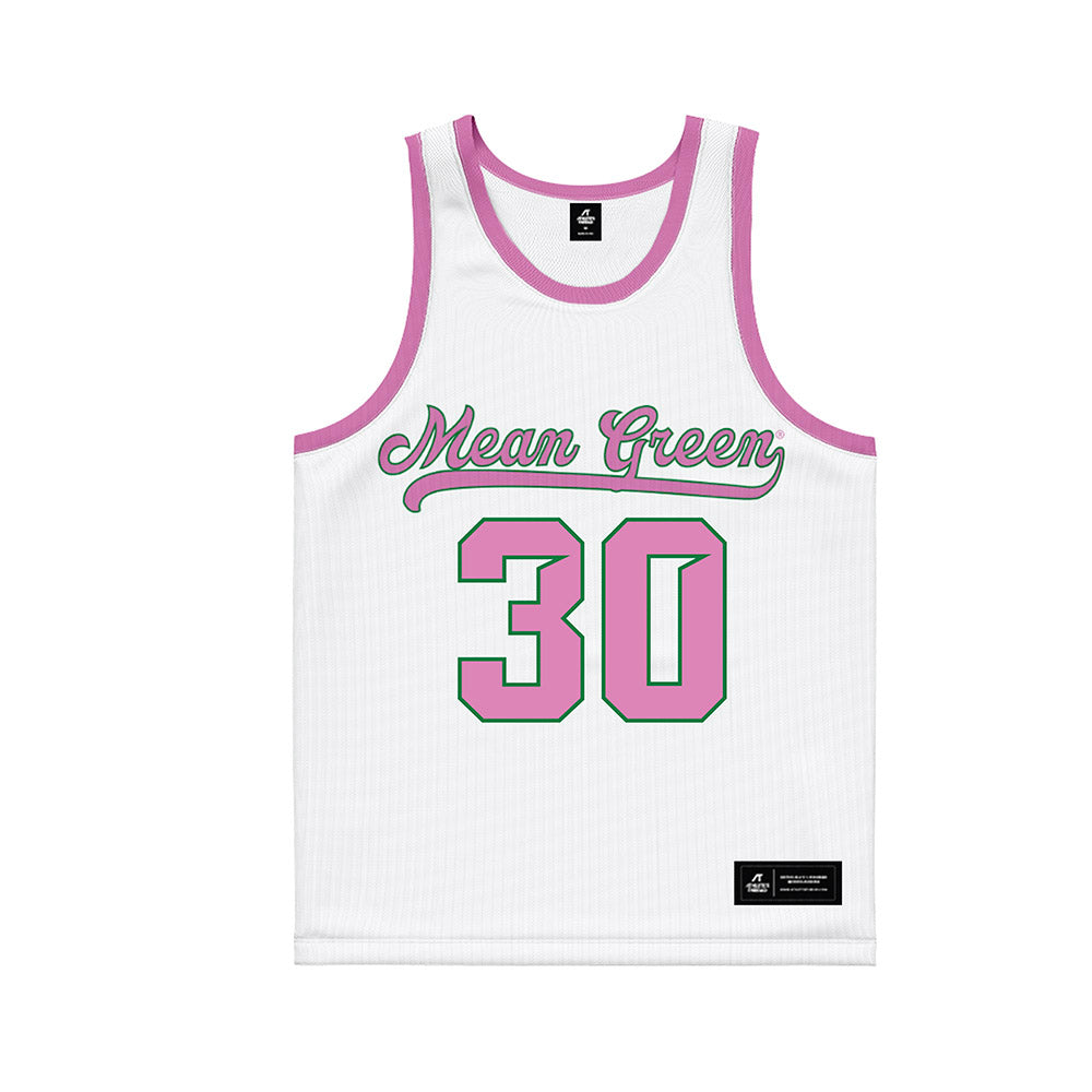 North Texas - NCAA Women's Basketball : Chania Price - Pink Basketball Jersey