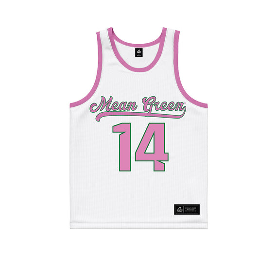 North Texas - NCAA Women's Basketball : Allison Rickman - Pink Basketball Jersey-0