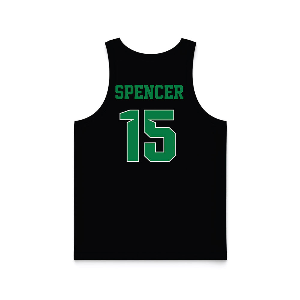North Texas - NCAA Women's Basketball : Cherie Spencer - Black Basketball Jersey-1