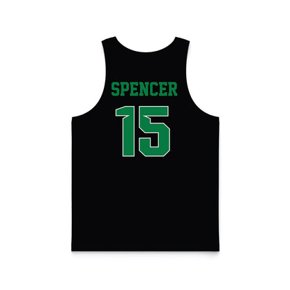 North Texas - NCAA Women's Basketball : Cherie Spencer - Black Basketball Jersey-1