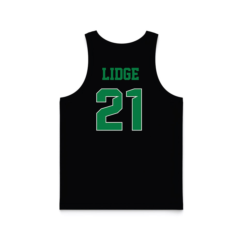North Texas - NCAA Women's Basketball : Tionna Lidge - Black Basketball Jersey-1