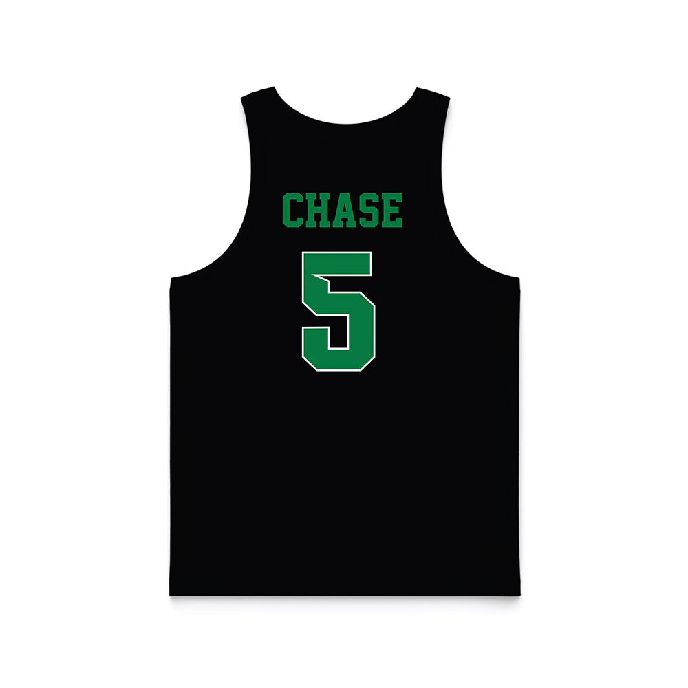 North Texas - NCAA Women's Basketball : Mekhia Chase - Black Basketball Jersey-1