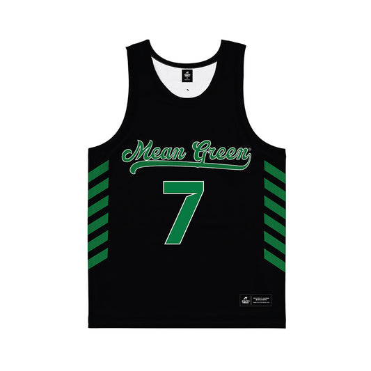 North Texas - NCAA Women's Basketball : Kalysta Martin - Black Basketball Jersey-0
