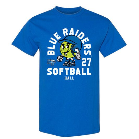 MTSU - NCAA Softball : Braelyn Hall - Fashion Shersey T-Shirt-0