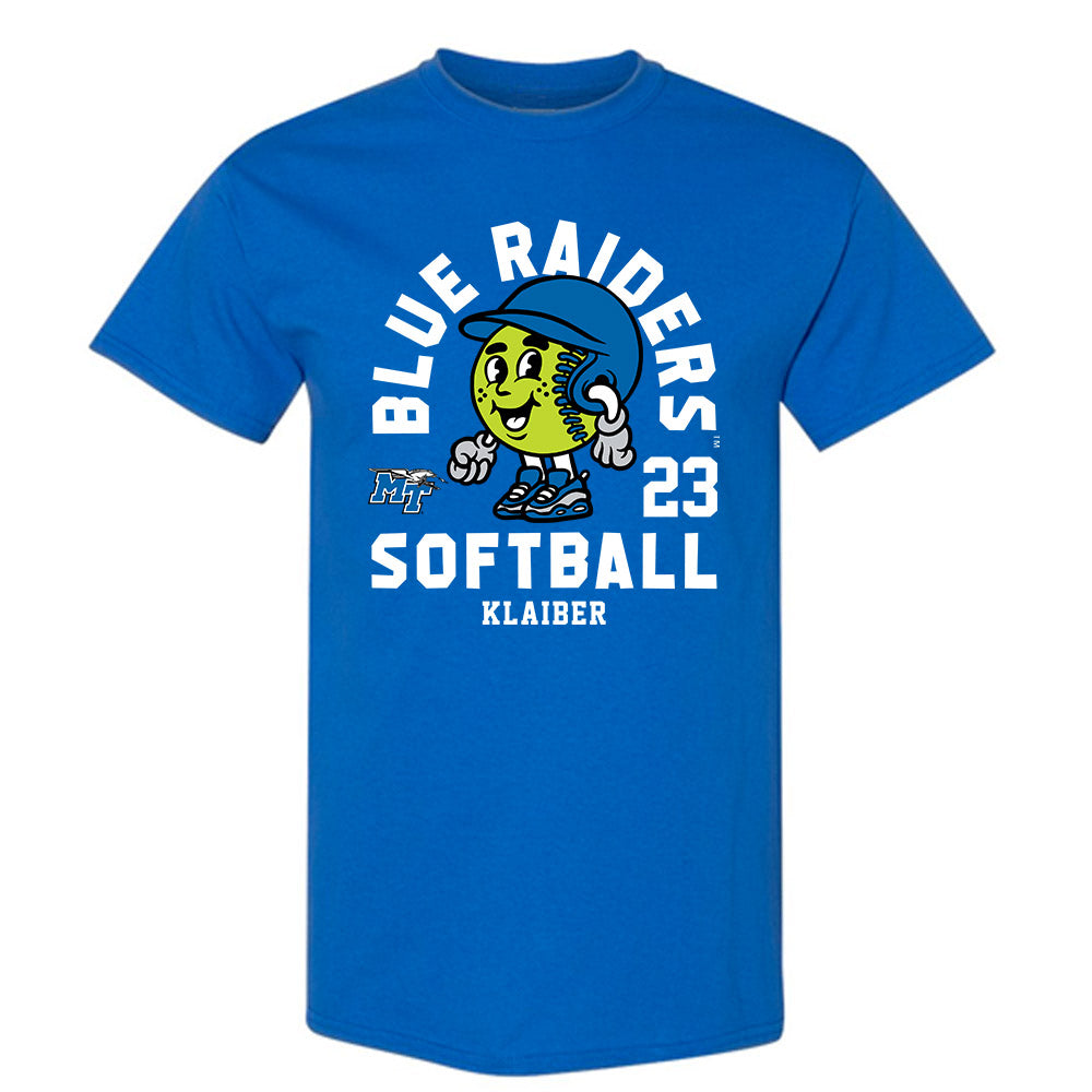 MTSU - NCAA Softball : Halle Klaiber - Fashion Shersey T-Shirt-0