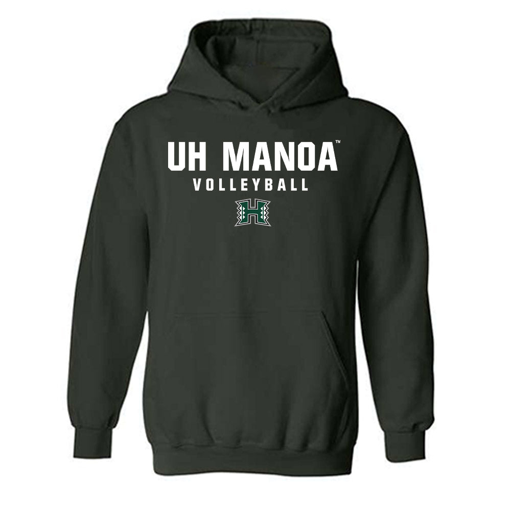 Hawaii - NCAA Men's Volleyball : Kai Taylor - Sports Shersey Hooded Sweatshirt-0