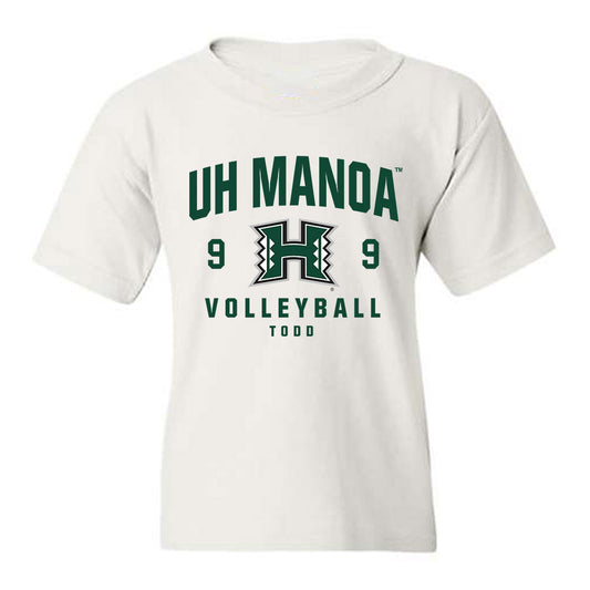 Hawaii - NCAA Men's Volleyball : Justin Todd - Classic Fashion Shersey Youth T-Shirt-0