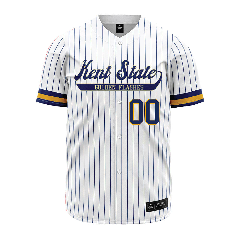Kent State - NCAA Baseball : Drew Oerther - Pinstripe Jersey-0