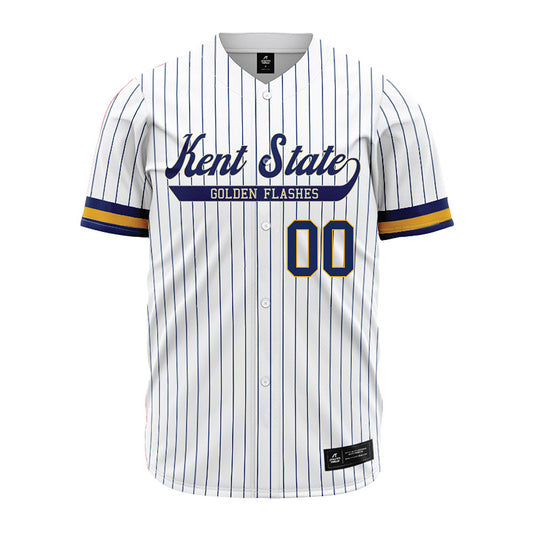 Kent State - NCAA Baseball : Drew Oerther - Pinstripe Jersey-0
