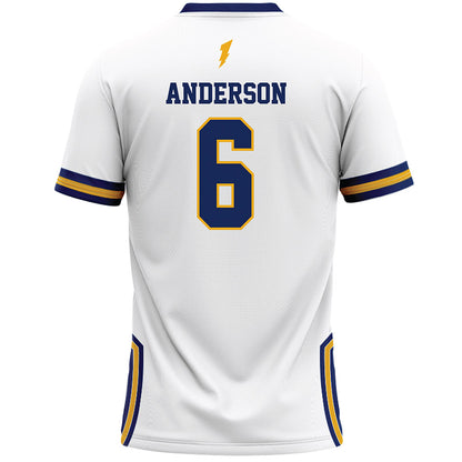 Kent State - NCAA Women's Lacrosse : Eva Anderson - White Lacrosse Jersey -1