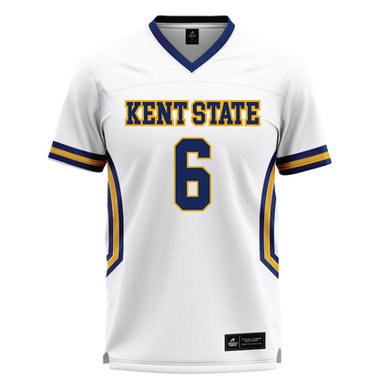 Kent State - NCAA Women's Lacrosse : Eva Anderson - White Lacrosse Jersey -0