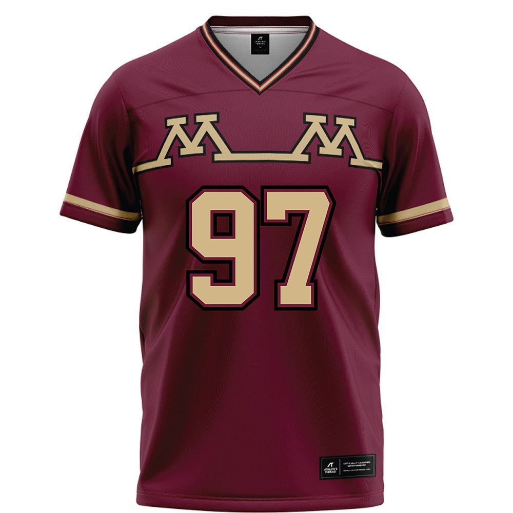 Minnesota - NCAA Football : Jeremiah Benson - Retro Football Jersey-0