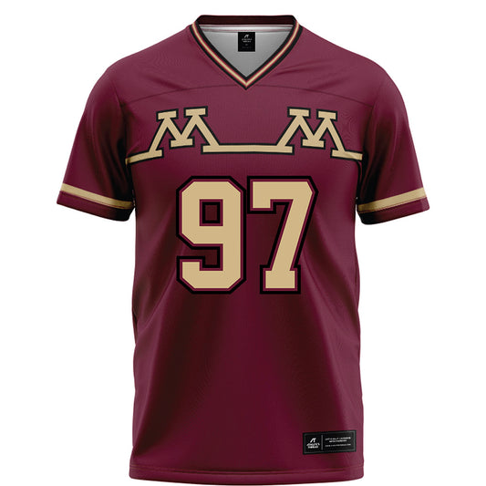 Minnesota - NCAA Football : Jeremiah Benson - Retro Football Jersey-0